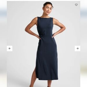 Beyond Yoga Rotation Side Twist Midi Dress